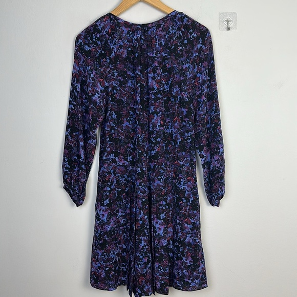 Rebecca Taylor Silk Long Sleeve Dress Size 0 Pockets - Picture 11 of 16